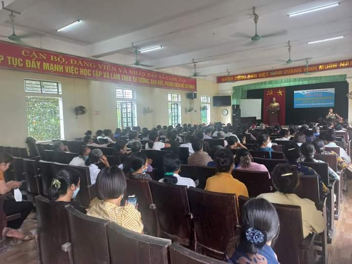 Trung tâm học tập cộng đồng xã Canh Tân huyện Hưng Hà một mô hình  hoạt động có hiệu quả