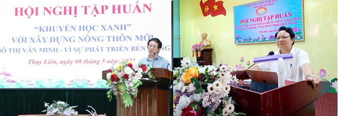 Hội nghị Tập huấn Khuyến học xanh với xây dựng nông thôn mới, đô thị văn minh  – Vì sự phát triển bền vững