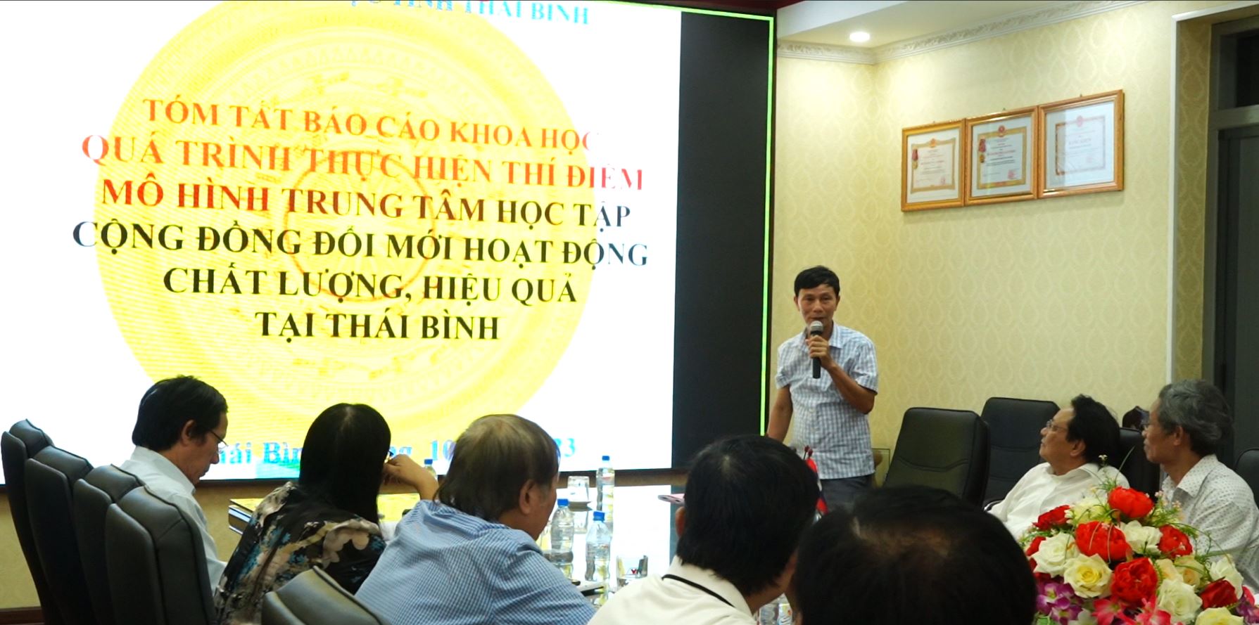 Báo cáo Kết quả thực hiện mô hình đổi mới TTHTCĐ hoạt động chất lượng, hiệu quả ở Thái Bình