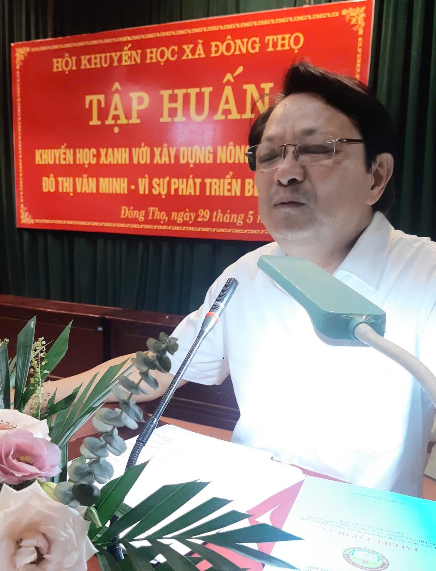 THÀNH PHỐ THÁI  BÌNH TẬP HUẤN  “KHUYẾN HỌC XANH” GẮN VỚI XÂY DỰNG NÔNG THÔN MỚI,  ĐÔ THỊ VĂN MINH - VÌ SỰ PHÁT TRIỂN BỀN VỮNG”