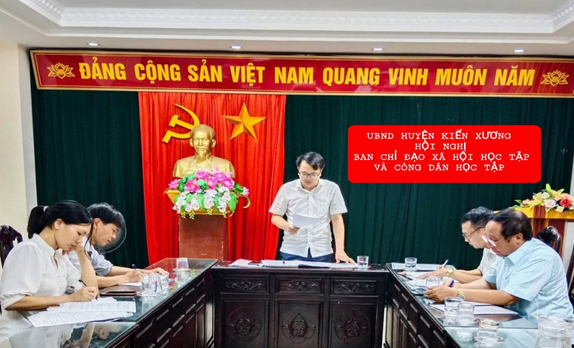 Huyện Kiến Xương Hội nghị Ban chỉ đạo thực hiện Quyết định 387/QĐ-TTg và Quyết định 677/ QĐ-TTg của Thủ tướng chính phủ