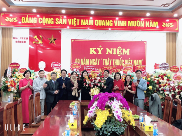 Hội Khuyến học Thái Bình chúc mừng các y bác sĩ, cán bộ, nhân viên ngành y tế nhân ngày Thầy thuốc Việt Nam